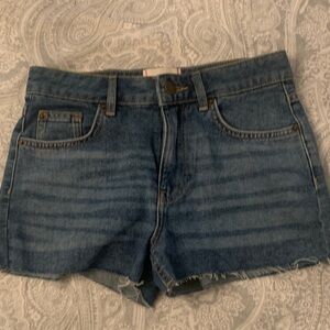 BDG Distressed Blue Denim Shorts